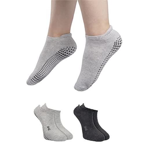 RØDER 2 Paar Stoppersocken Damen & Herren • Yoga Socken • Antirutschsocken • ABS Socken • Haussocken mit Noppen • Stoppersocken Herren (35-38 s/h) von RØDER