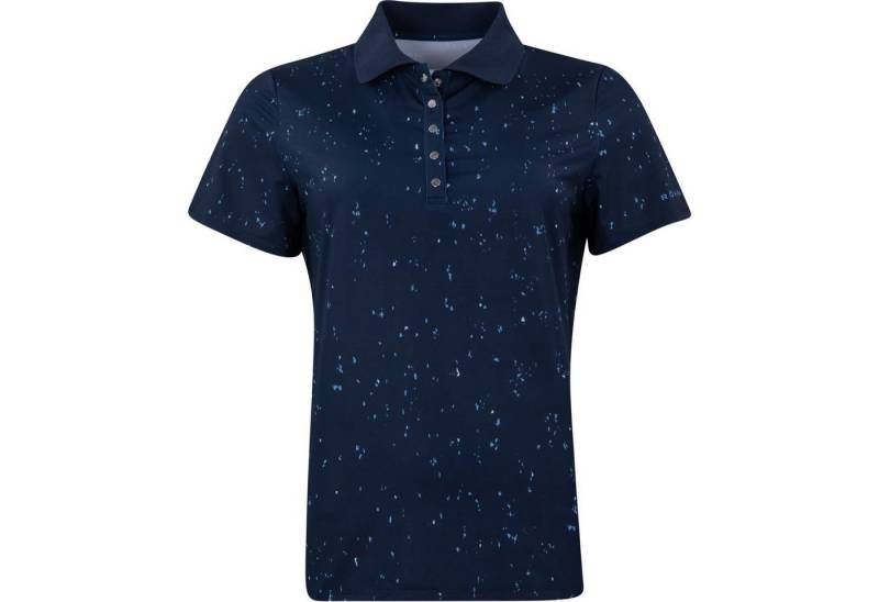 RÖHNISCH Poloshirt Röhnisch Direction Polo Navy Micro Spot von RÖHNISCH