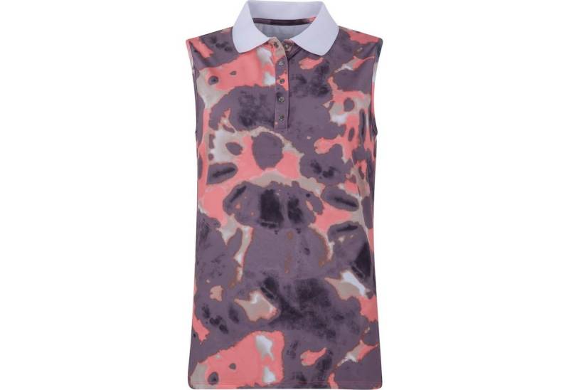 RÖHNISCH Poloshirt Röhnisch Direction Sleeveless Polo Rose Blur von RÖHNISCH