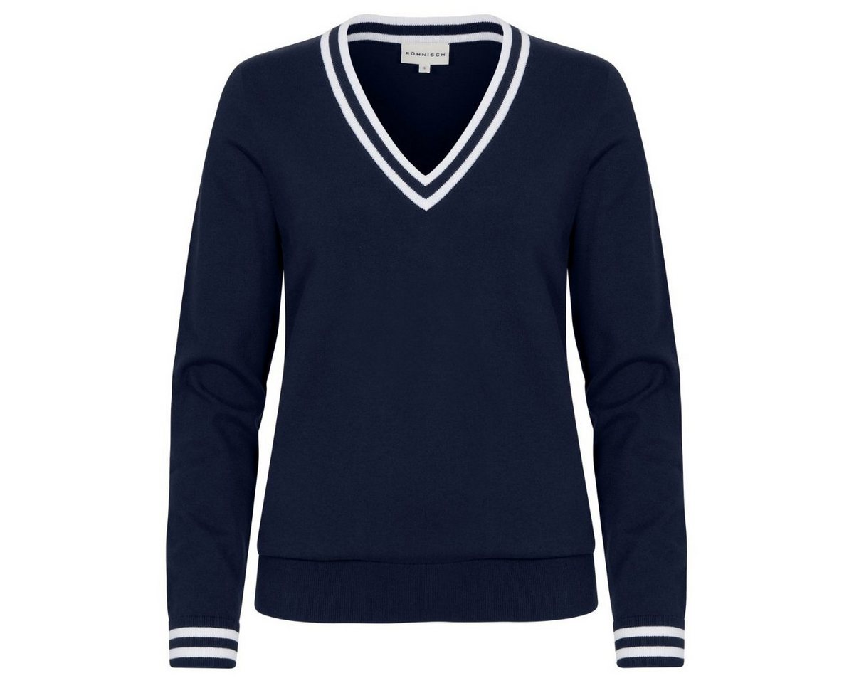 RÖHNISCH Trainingspullover Röhnisch Adele Knitted Sweater Navy von RÖHNISCH