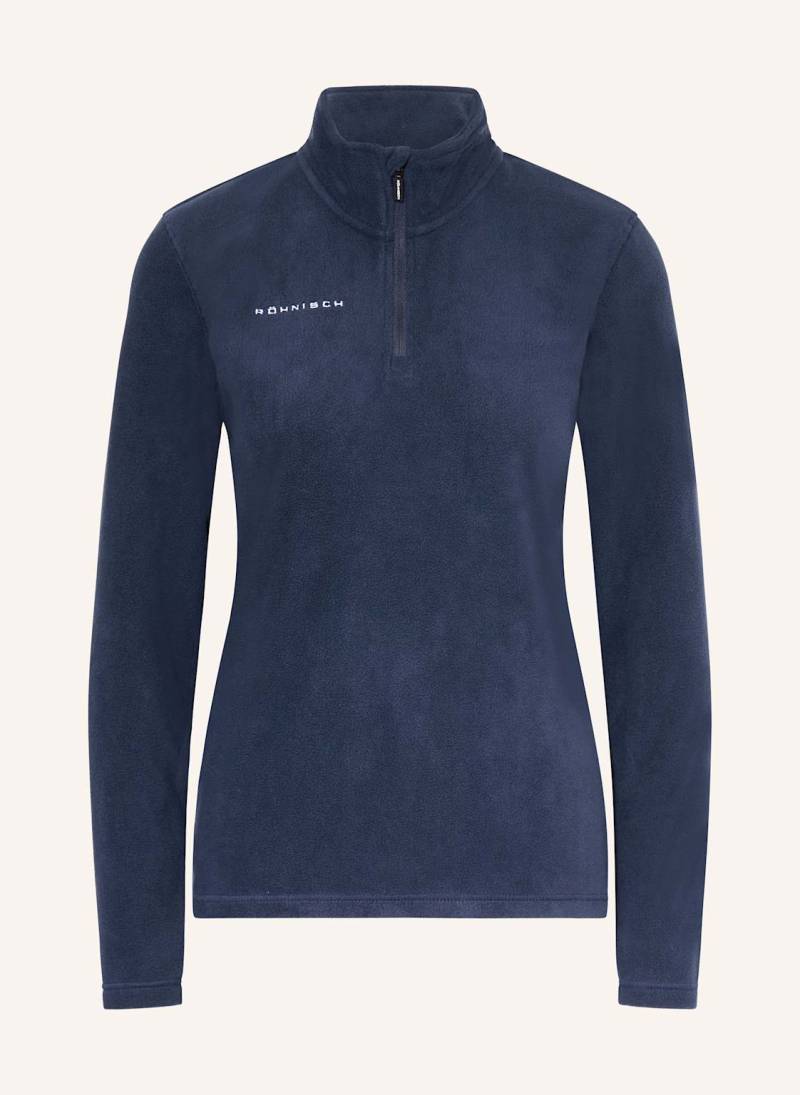 Röhnisch Fleece-Troyer Polar blau von RÖHNISCH