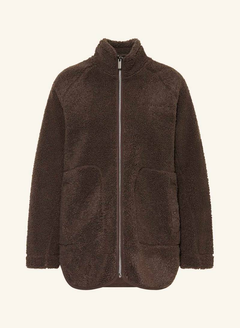 Röhnisch Fleecejacke Cloud Pile braun von RÖHNISCH