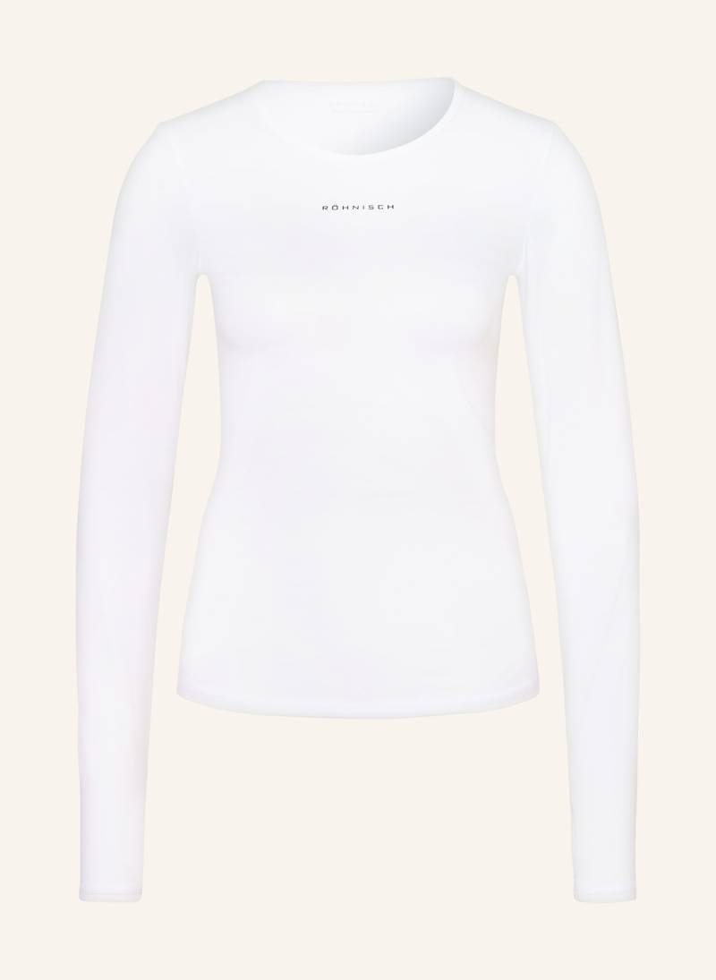 Röhnisch Longsleeve Jacquard Ls weiss von RÖHNISCH