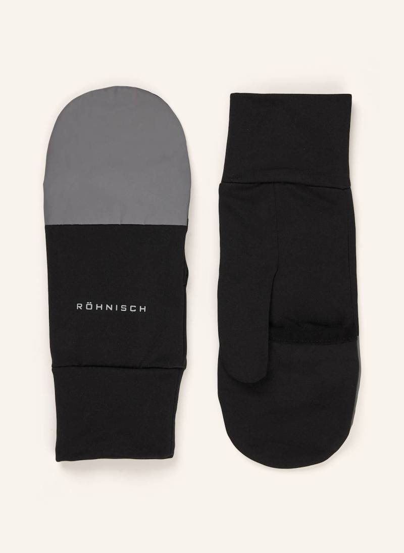 Röhnisch Multisport-Handschuhe Glow Running schwarz von RÖHNISCH