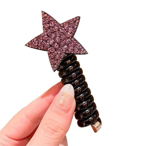 1 paar Erwachsene Telefon Kabel Ring Nette Haar Große Matt Krawatte Kopf kinder Hephone kabel(233) von ROEUIPG