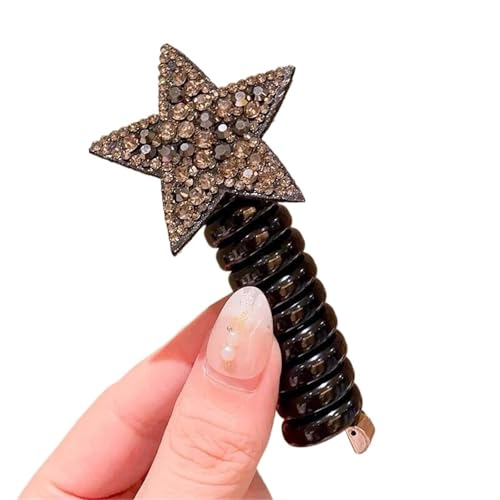 1 paar Erwachsene Telefon Kabel Ring Nette Haar Große Matt Krawatte Kopf kinder Hephone kabel(234) von ROEUIPG