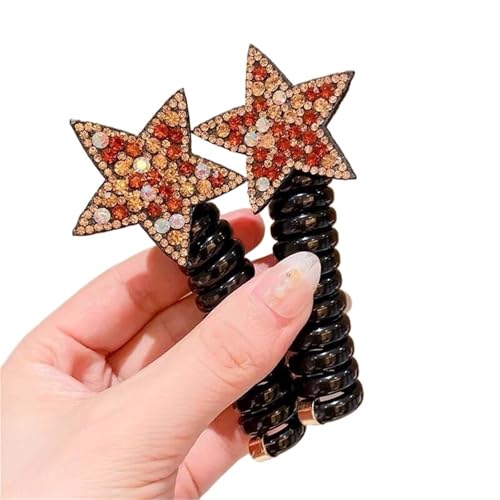 1 paar Erwachsene Telefon Kabel Ring Nette Haar Große Matt Krawatte Kopf kinder Hephone kabel(236) von ROEUIPG