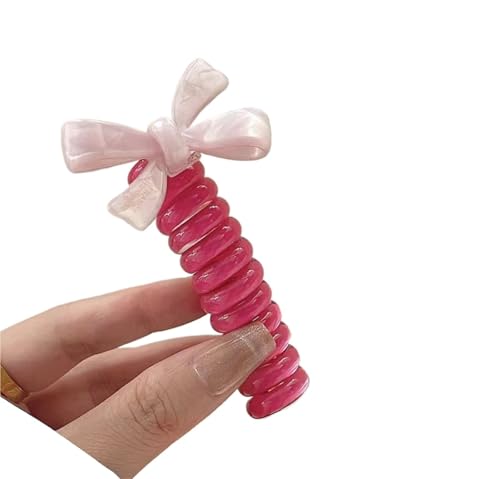 1 paar Erwachsene Telefon Kabel Ring Nette Haar Große Matt Krawatte Kopf kinder Hephone kabel(247) von ROEUIPG