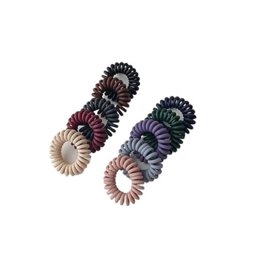 10 stücke Mädchen Gummiband Kopfschmuck Stirnband Anti-telefon Linie Haar Ring Weibliche Version Band Seil Zubehör(Style-4) von ROEUIPG