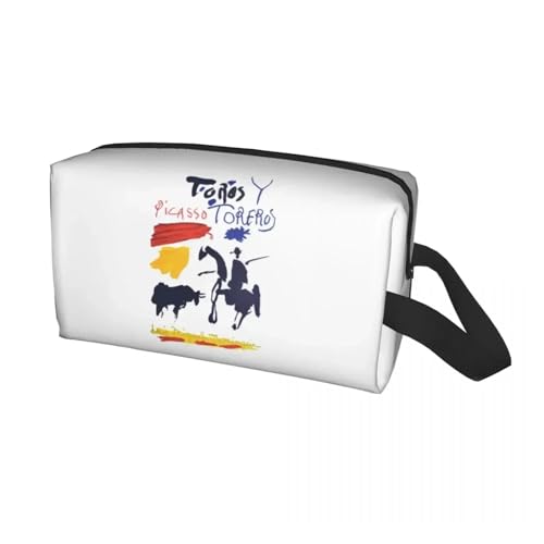 Benutzerdefinierte Pablo Picasso Mädchen vor einem Spiegel Reise Kosmetiktasche for Frauen Kulturbeutel Make-up Organizer Lady Beauty Aufbewahrung Dopp Kit(Color03) von ROEUIPG