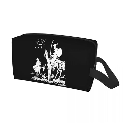 Benutzerdefinierte Pablo Picasso Mädchen vor einem Spiegel Reise Kosmetiktasche for Frauen Kulturbeutel Make-up Organizer Lady Beauty Aufbewahrung Dopp Kit(Color06) von ROEUIPG