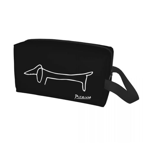 Benutzerdefinierte Pablo Picasso Mädchen vor einem Spiegel Reise Kosmetiktasche for Frauen Kulturbeutel Make-up Organizer Lady Beauty Aufbewahrung Dopp Kit(Color08) von ROEUIPG