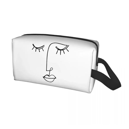 Benutzerdefinierte Pablo Picasso Mädchen vor einem Spiegel Reise Kosmetiktasche for Frauen Kulturbeutel Make-up Organizer Lady Beauty Aufbewahrung Dopp Kit(Color16) von ROEUIPG