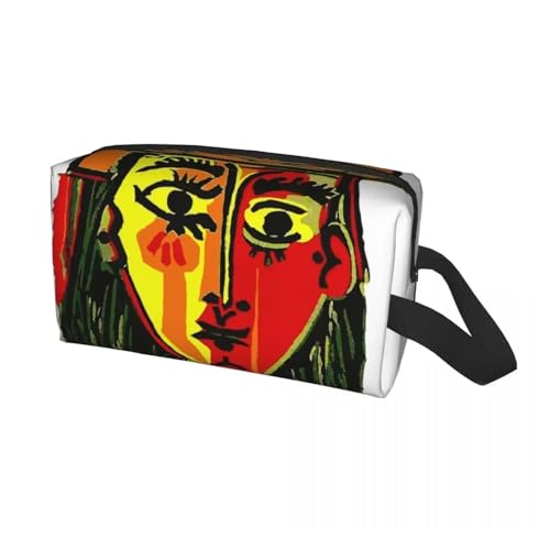 Benutzerdefinierte Pablo Picasso Mädchen vor einem Spiegel Reise Kosmetiktasche for Frauen Kulturbeutel Make-up Organizer Lady Beauty Aufbewahrung Dopp Kit(Color20) von ROEUIPG