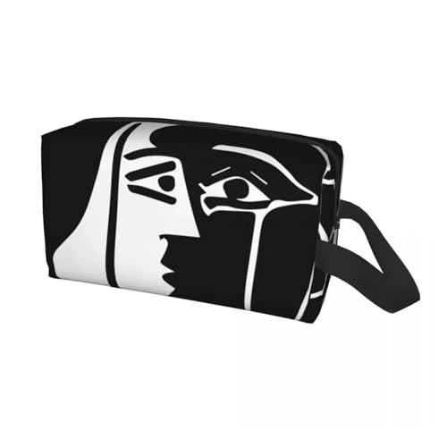 Benutzerdefinierte Pablo Picasso Mädchen vor einem Spiegel Reise Kosmetiktasche for Frauen Kulturbeutel Make-up Organizer Lady Beauty Aufbewahrung Dopp Kit(Color21) von ROEUIPG