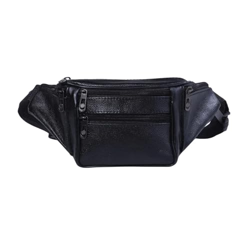 Herren Hüfttasche Ledertasche Gürtel Männlich Künstliche Fanny Kleine Umhängetaschen for Männer(Style 01) von ROEUIPG