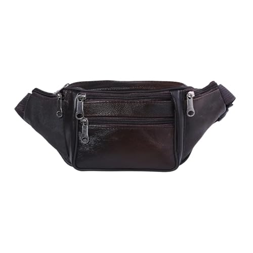Herren Hüfttasche Ledertasche Gürtel Männlich Künstliche Fanny Kleine Umhängetaschen for Männer(Style 02) von ROEUIPG