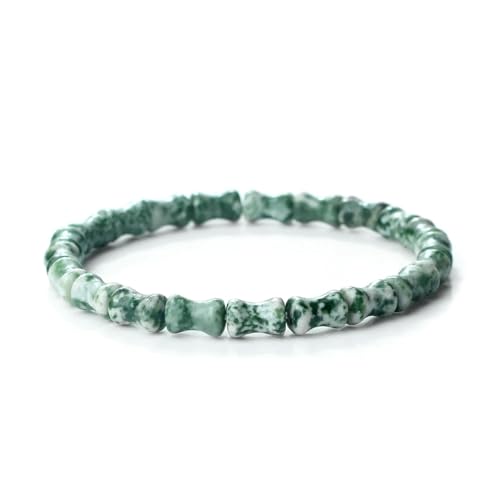 ROEUIPG Bunte gemeinsame Achat elastische Armband Frauen Männer Yoga Paar Armreifen Kette Freundschaft Schmuck Geschenk(Style 7) von ROEUIPG