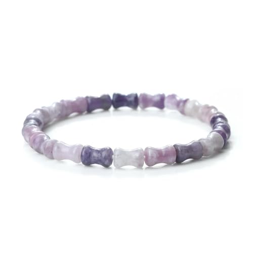 ROEUIPG Bunte gemeinsame Achat elastische Armband Frauen Männer Yoga Paar Armreifen Kette Freundschaft Schmuck Geschenk(Style 8) von ROEUIPG