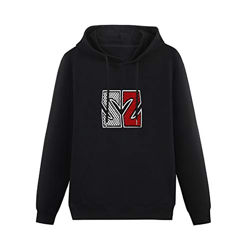 Long Sleeve Hooded Sweatshirt Sami Zayn Design Cotton Blend Hoody Black S von ROF