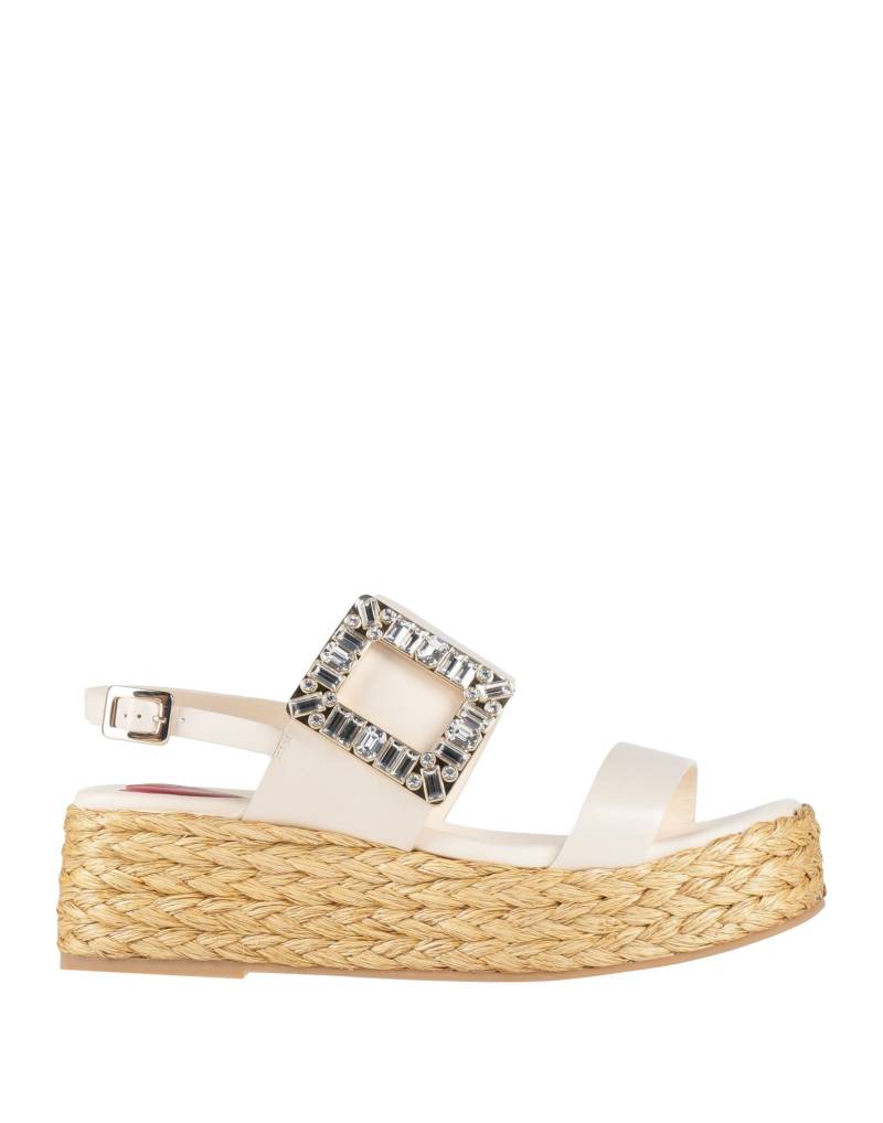 ROGER VIVIER Espadrilles Damen Weiß von ROGER VIVIER