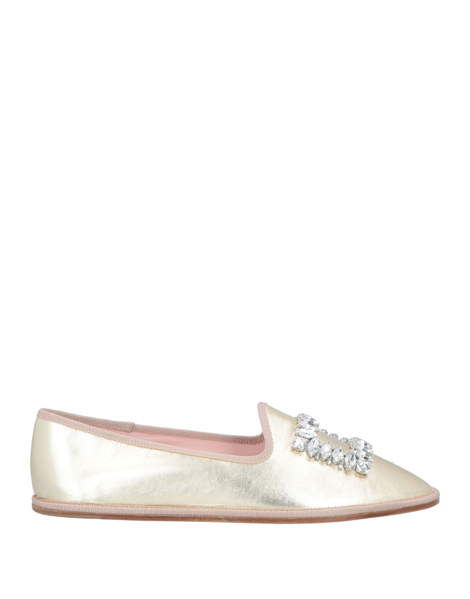 ROGER VIVIER Mokassin Damen Gold von ROGER VIVIER