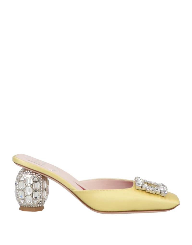 ROGER VIVIER Mules & Clogs Damen Pastellgelb von ROGER VIVIER