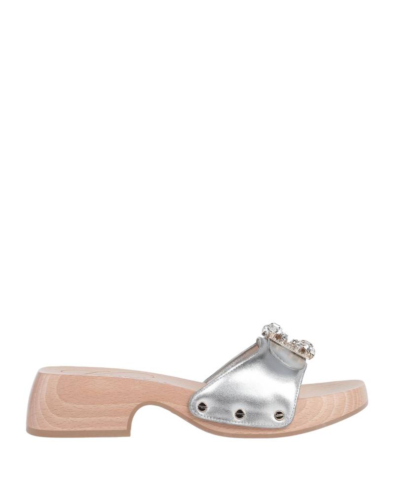 ROGER VIVIER Sandale Damen Silber von ROGER VIVIER
