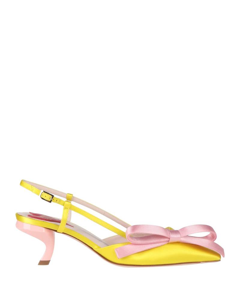ROGER VIVIER Pumps Damen Gelb von ROGER VIVIER