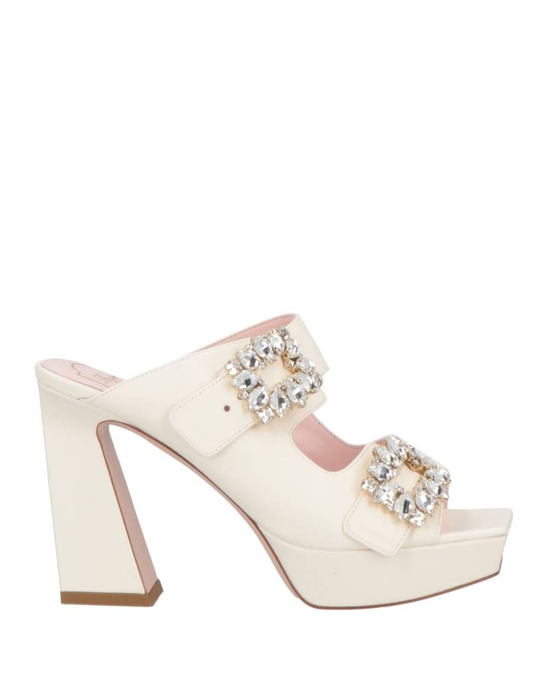 ROGER VIVIER Sandale Damen Cremeweiß von ROGER VIVIER