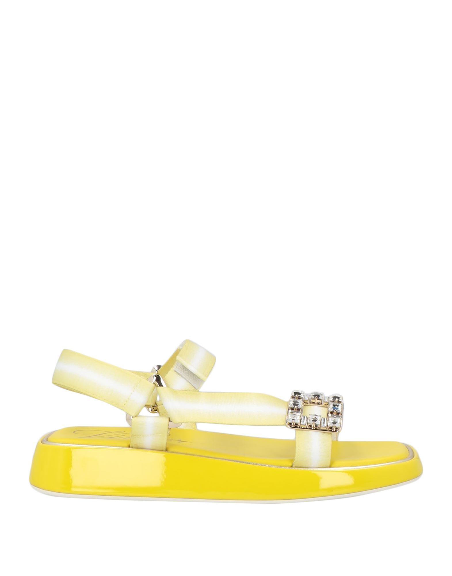 ROGER VIVIER Sandale Damen Gelb von ROGER VIVIER