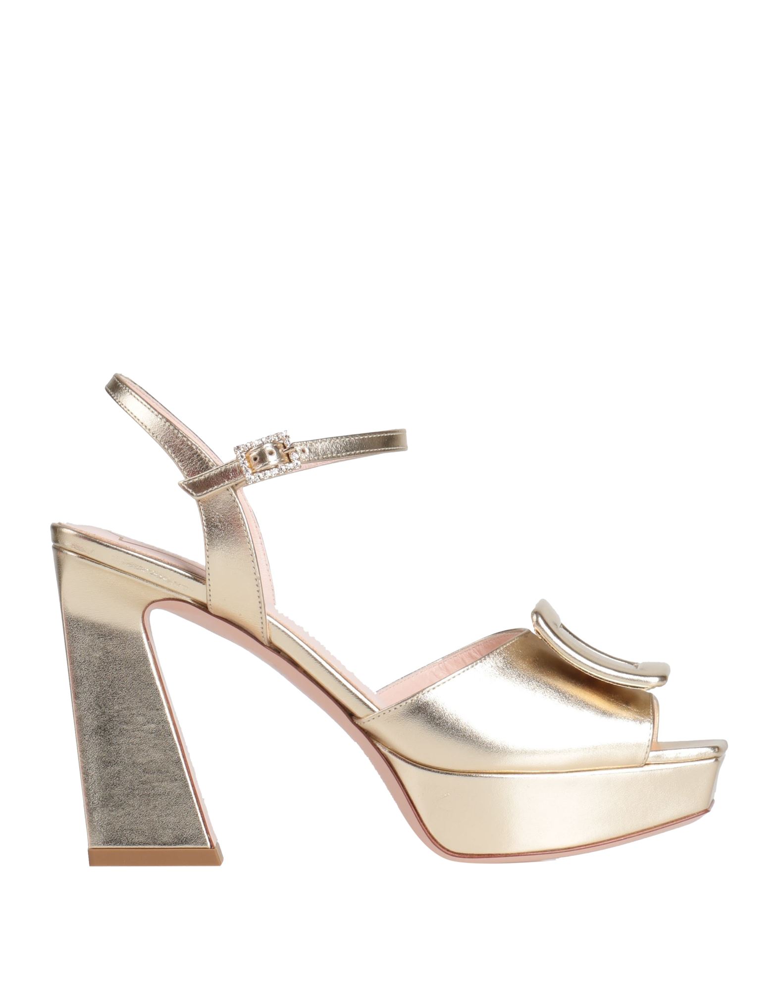 ROGER VIVIER Sandale Damen Gold von ROGER VIVIER