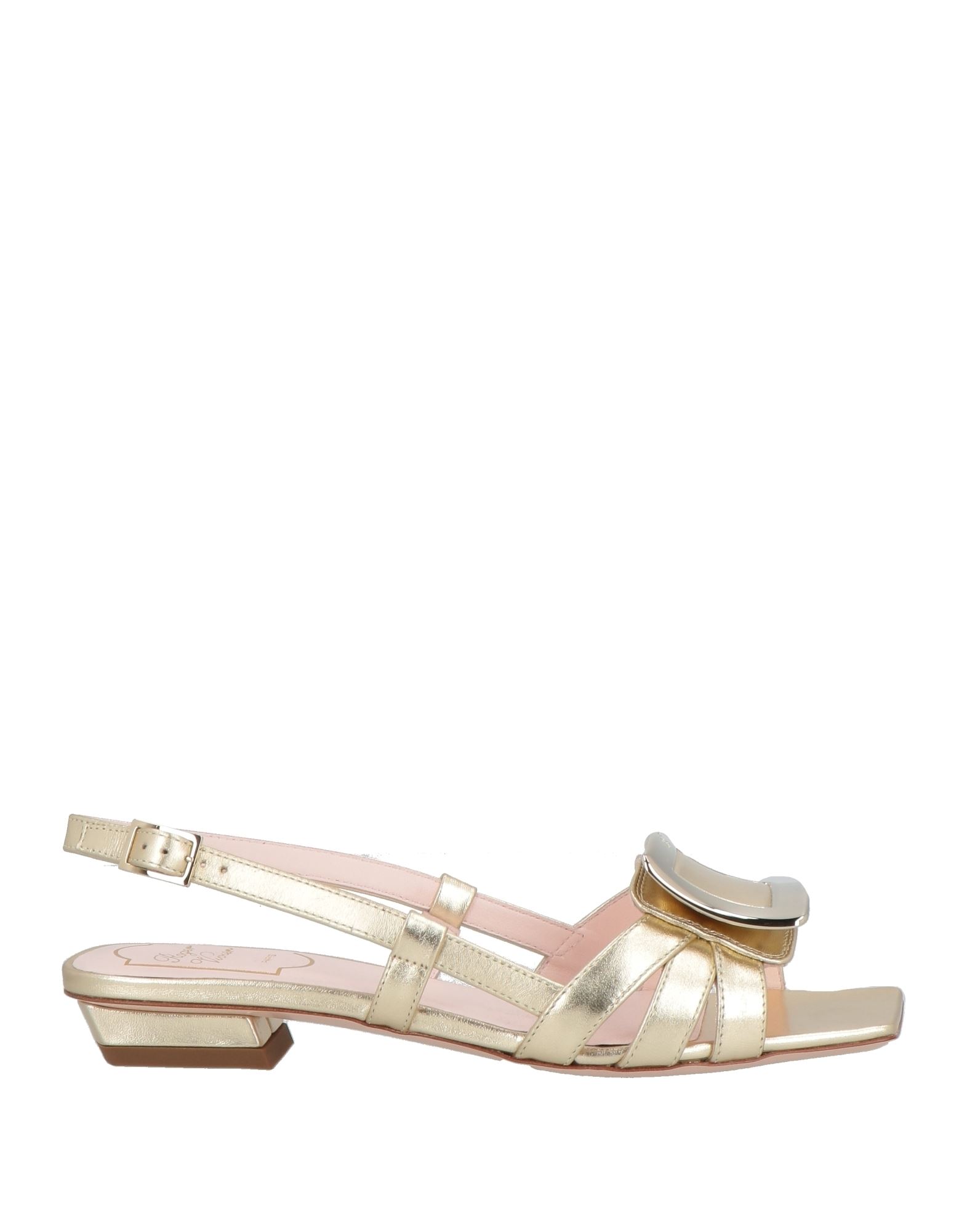 ROGER VIVIER Sandale Damen Gold von ROGER VIVIER