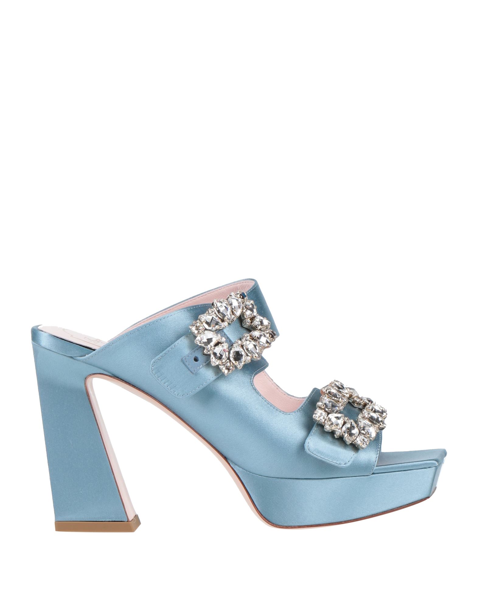 ROGER VIVIER Sandale Damen Hellblau von ROGER VIVIER