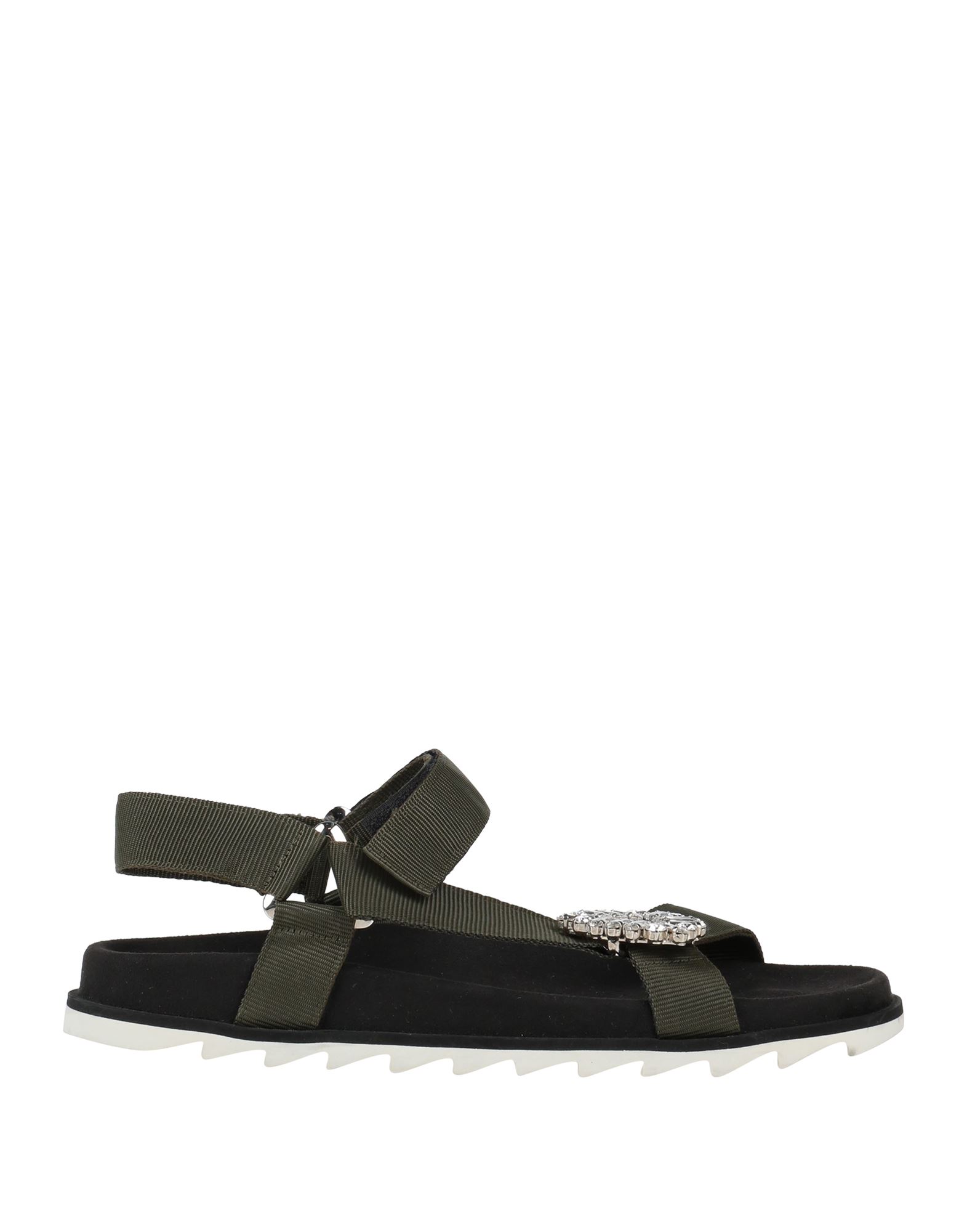 ROGER VIVIER Sandale Damen Militärgrün von ROGER VIVIER