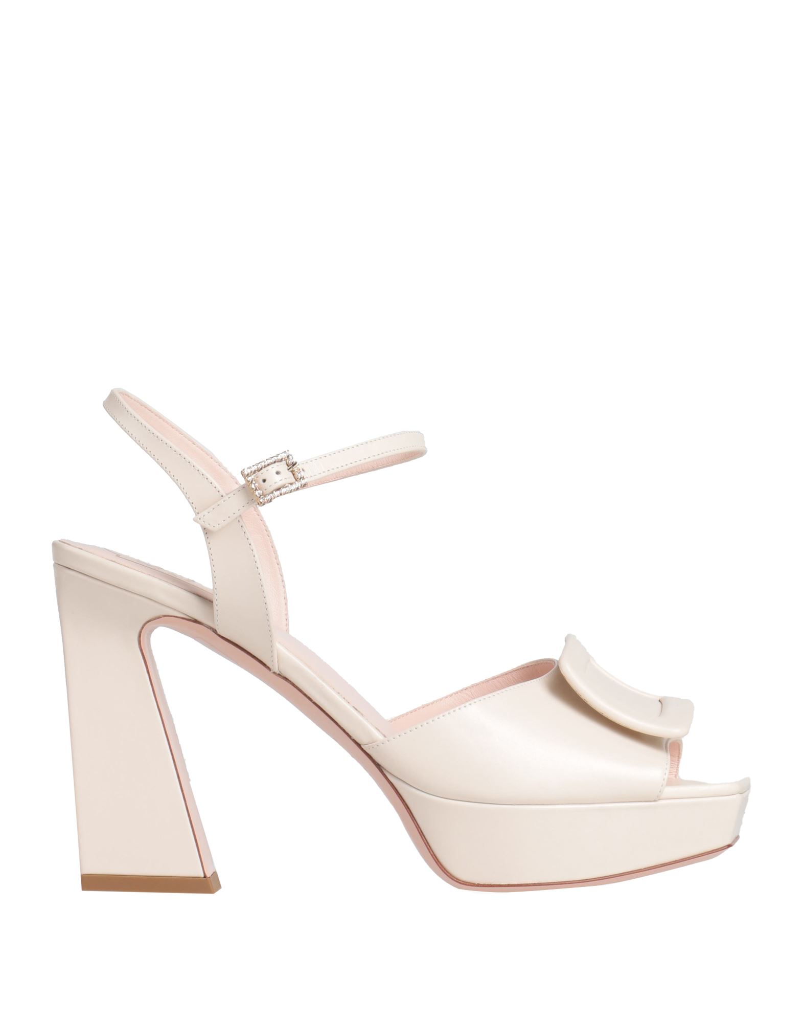 ROGER VIVIER Sandale Damen Off white von ROGER VIVIER