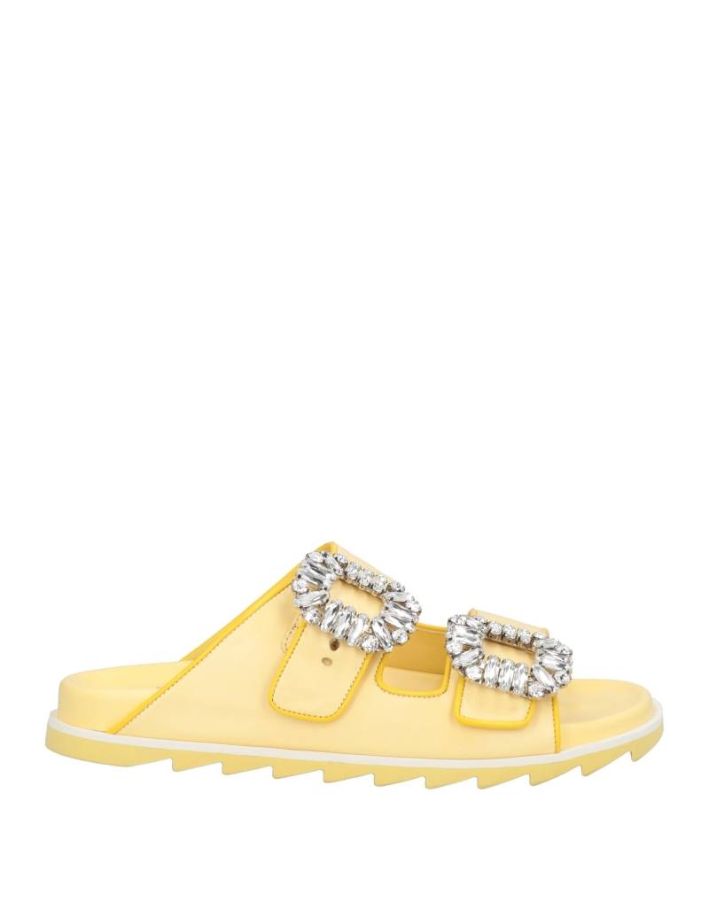 ROGER VIVIER Sandale Damen Pastellgelb von ROGER VIVIER