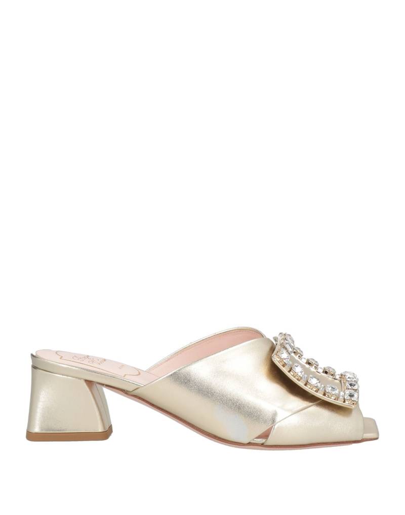 ROGER VIVIER Sandale Damen Platin von ROGER VIVIER