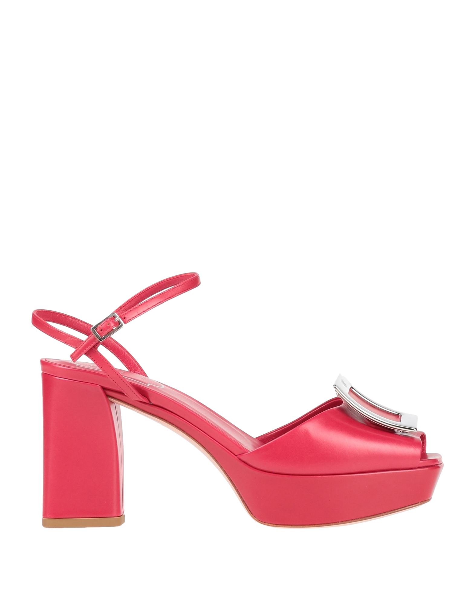 ROGER VIVIER Sandale Damen Rot von ROGER VIVIER