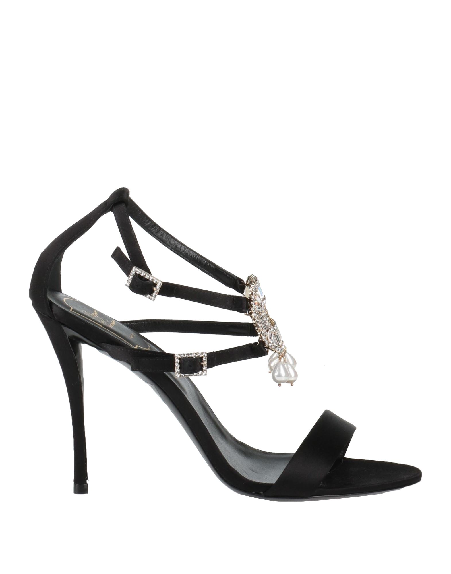 ROGER VIVIER Sandale Damen Schwarz von ROGER VIVIER