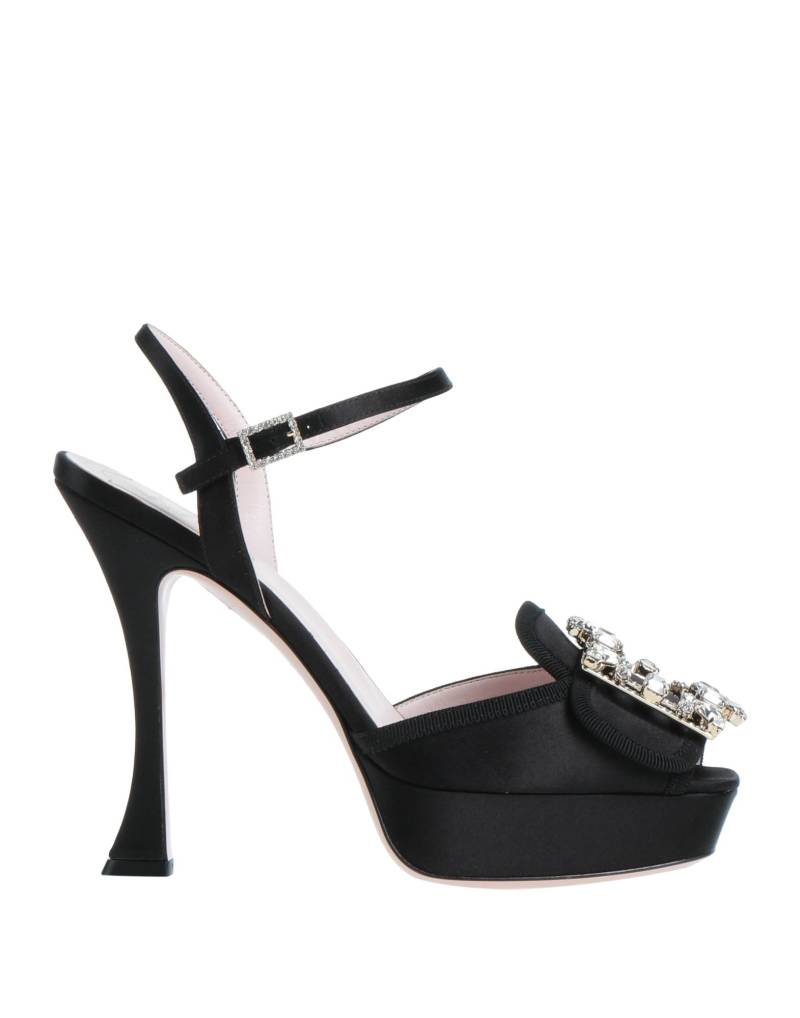 ROGER VIVIER Sandale Damen Schwarz von ROGER VIVIER
