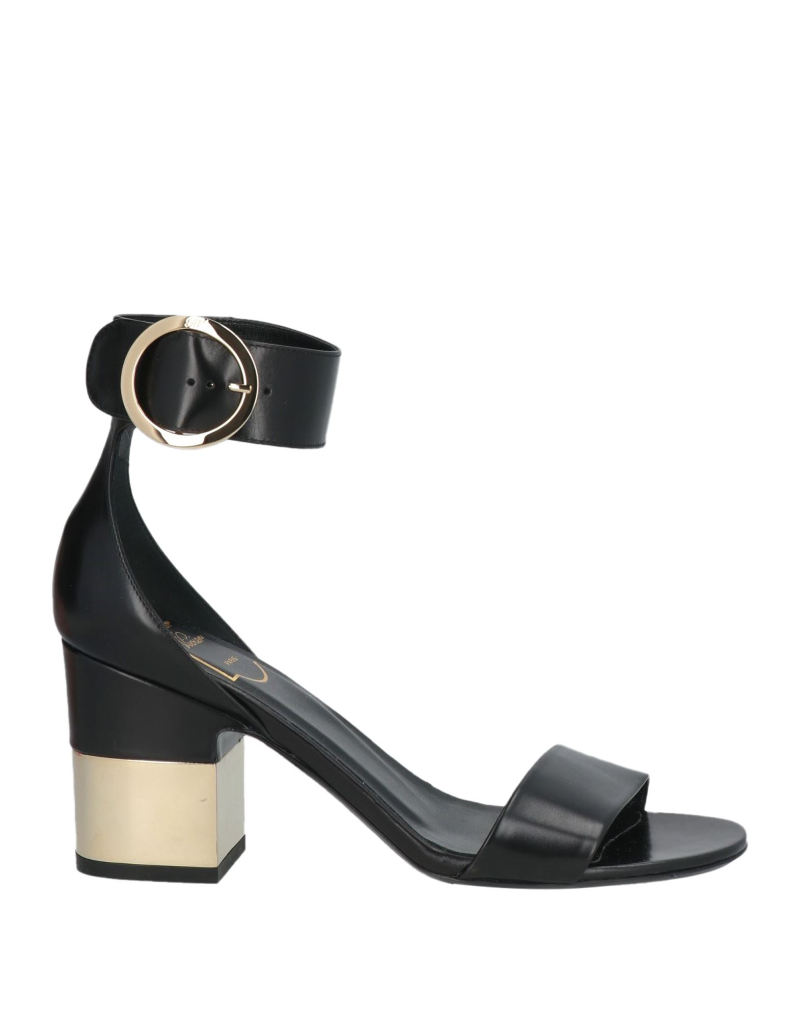 ROGER VIVIER Sandale Damen Schwarz von ROGER VIVIER