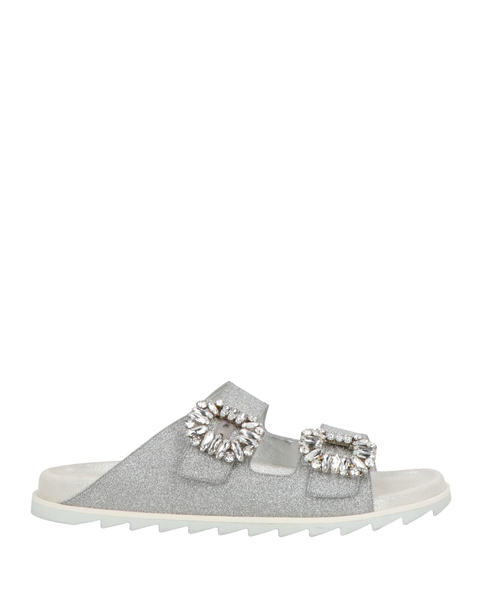 ROGER VIVIER Sandale Damen Silber von ROGER VIVIER