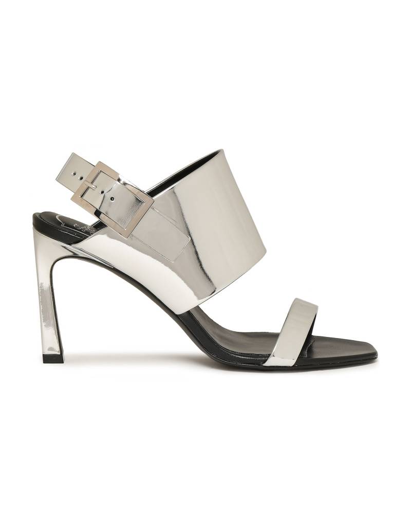 ROGER VIVIER Sandale Damen Silber von ROGER VIVIER