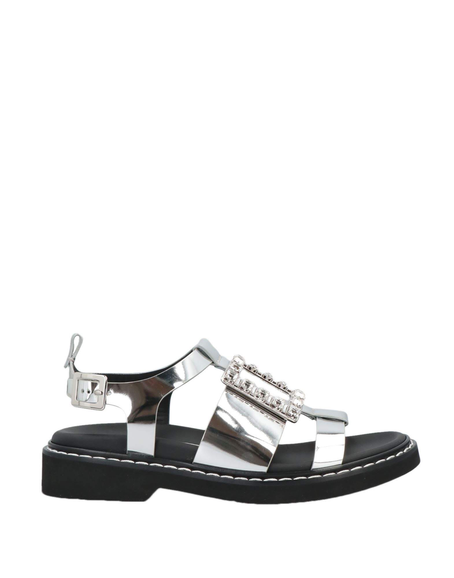 ROGER VIVIER Sandale Damen Silber von ROGER VIVIER