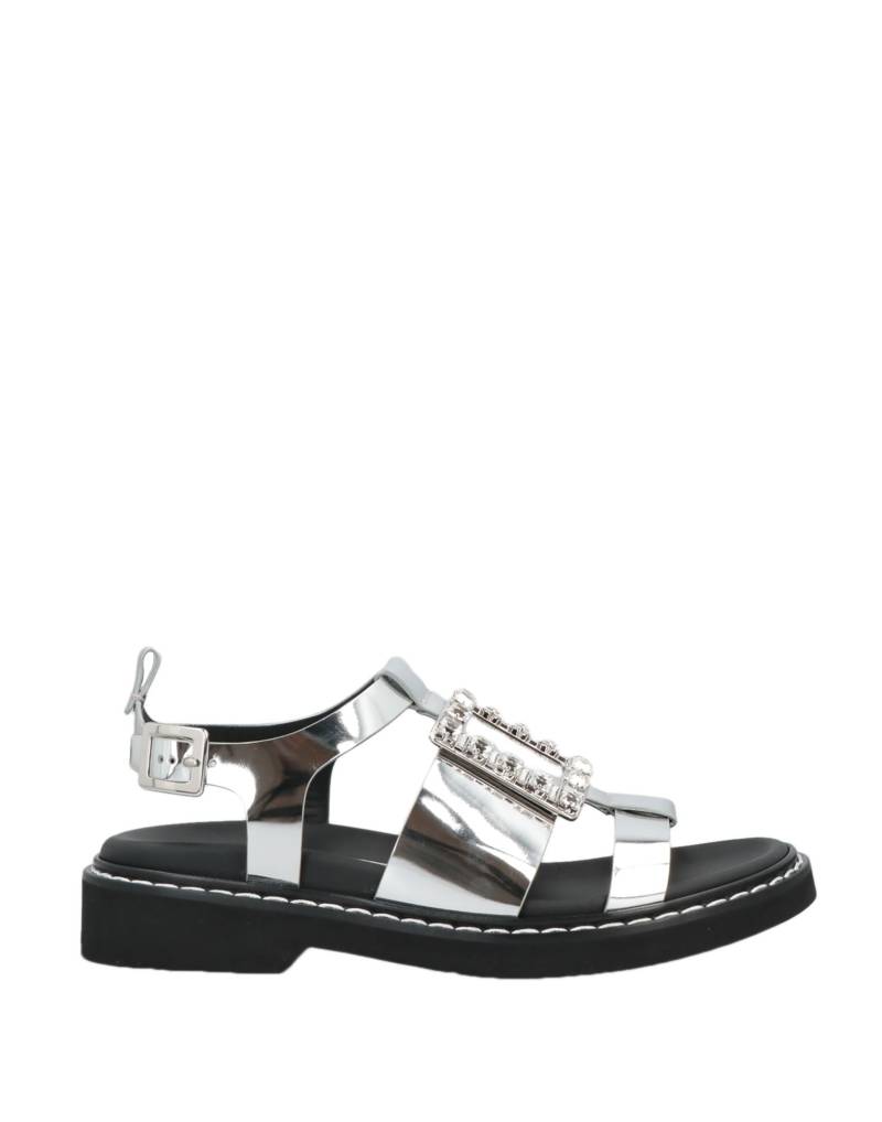 ROGER VIVIER Sandale Damen Silber ROGER VIVIER Sandale Damen Silber von ROGER VIVIER