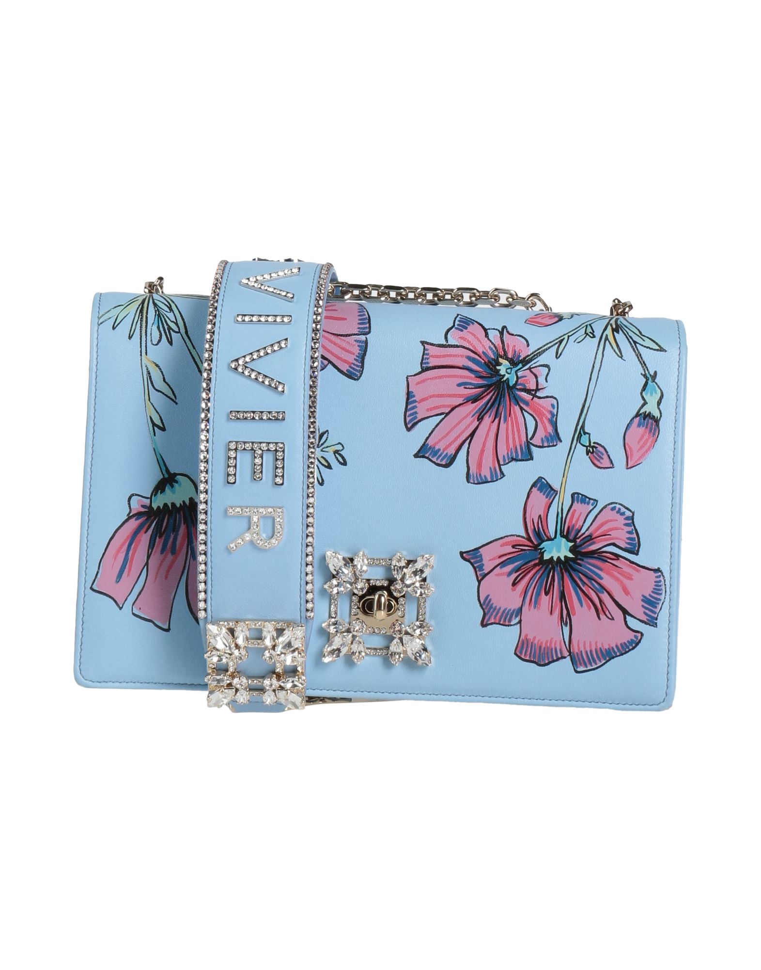 ROGER VIVIER Umhängetasche Damen Himmelblau von ROGER VIVIER