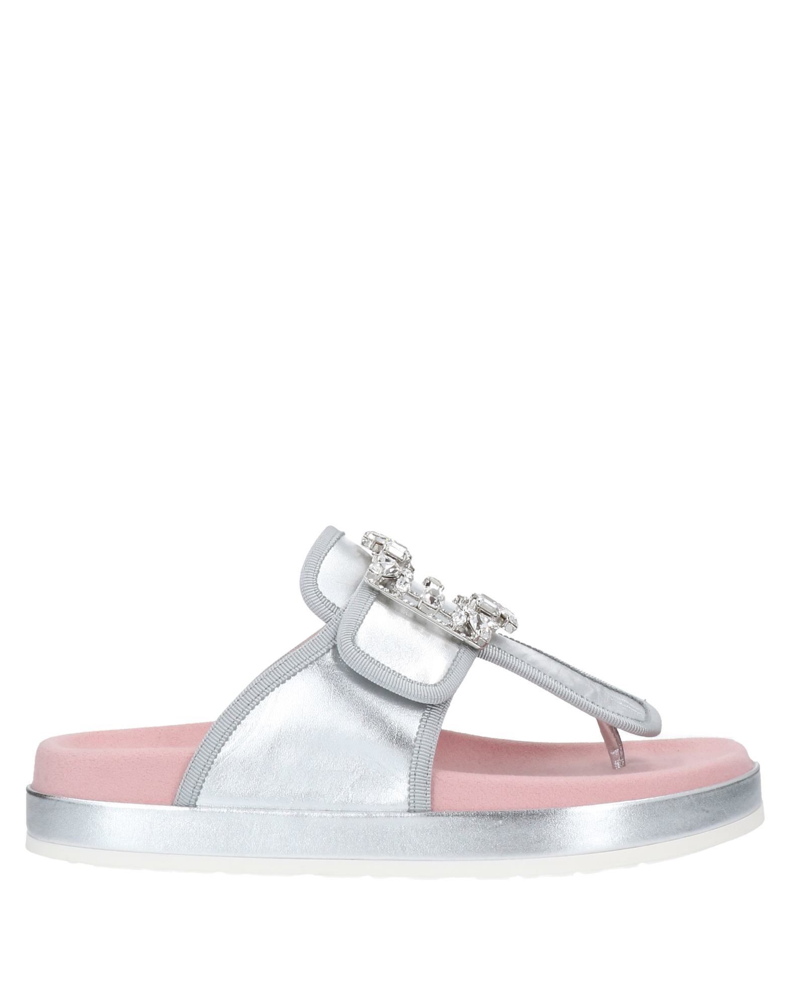 ROGER VIVIER Zehentrenner Damen Silber von ROGER VIVIER