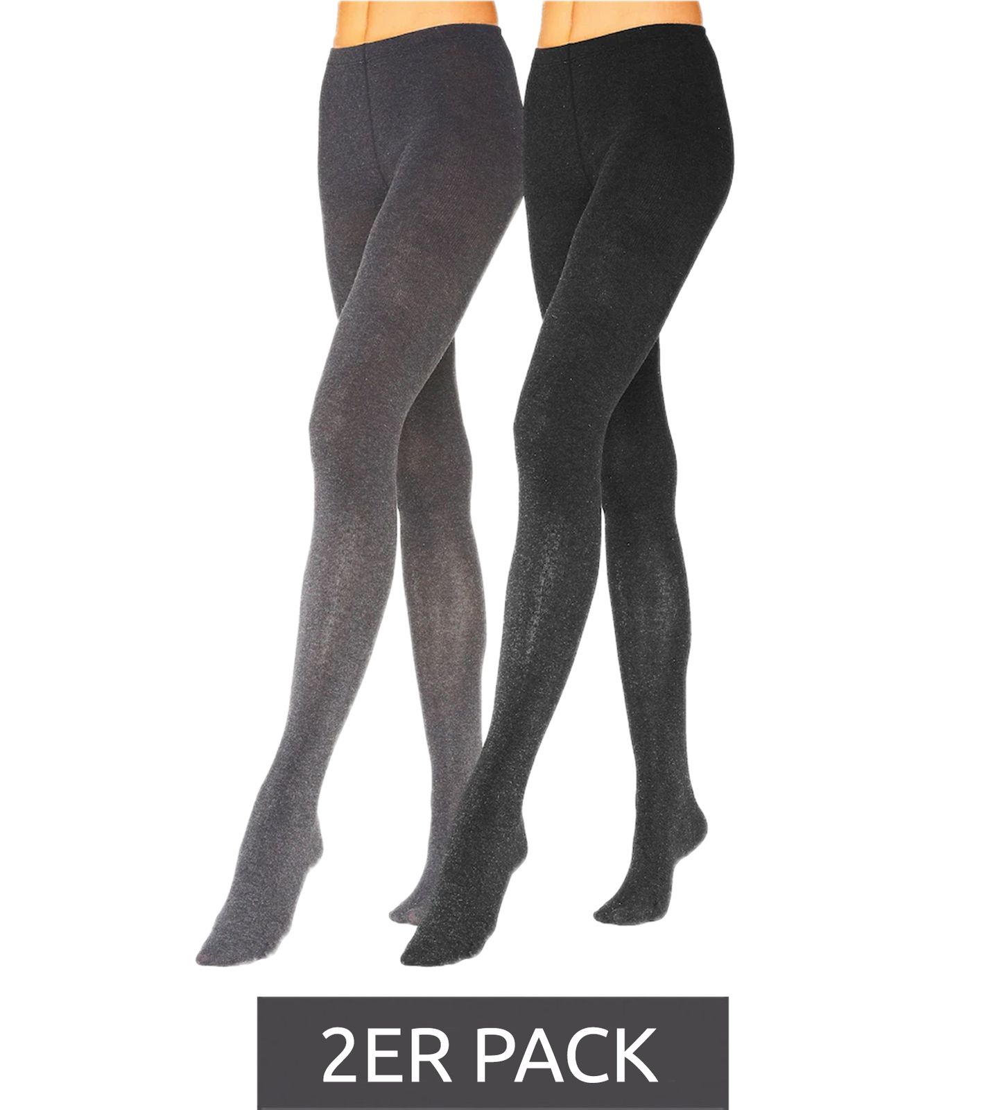 2er Pack ROGO X LAVANA Damen Baumwoll-Strumpfhose bequeme Strumpf-Hose 542819 Schwarz/Grau 2er Pack ROGO X LAVANA Damen Baumwoll-Strumpfhose bequeme Strumpf-Hose 542819 Schwarz/Grau von ROGO