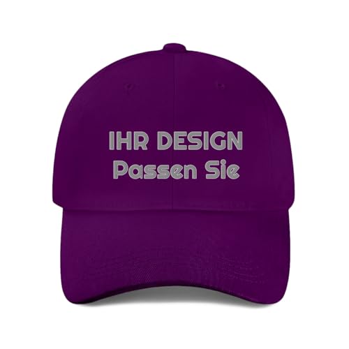 ROHBVMN Basecap personalisiert mit Foto/Logo/Text | Baseball Cap selbst gestalten | Trucker Cap für Männer & Frauen | personalisierte Kappe mit Namen | Mesh Cap verstellbar Schwarz von ROHBVMN